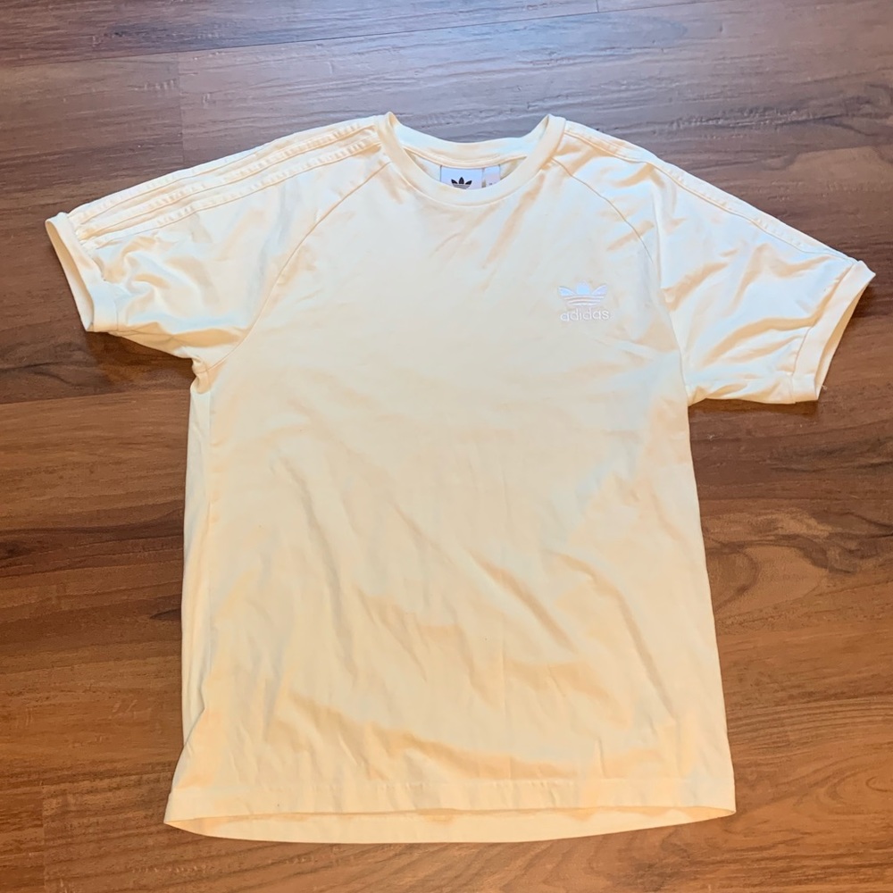 Cream Colored Adidas T-shirt